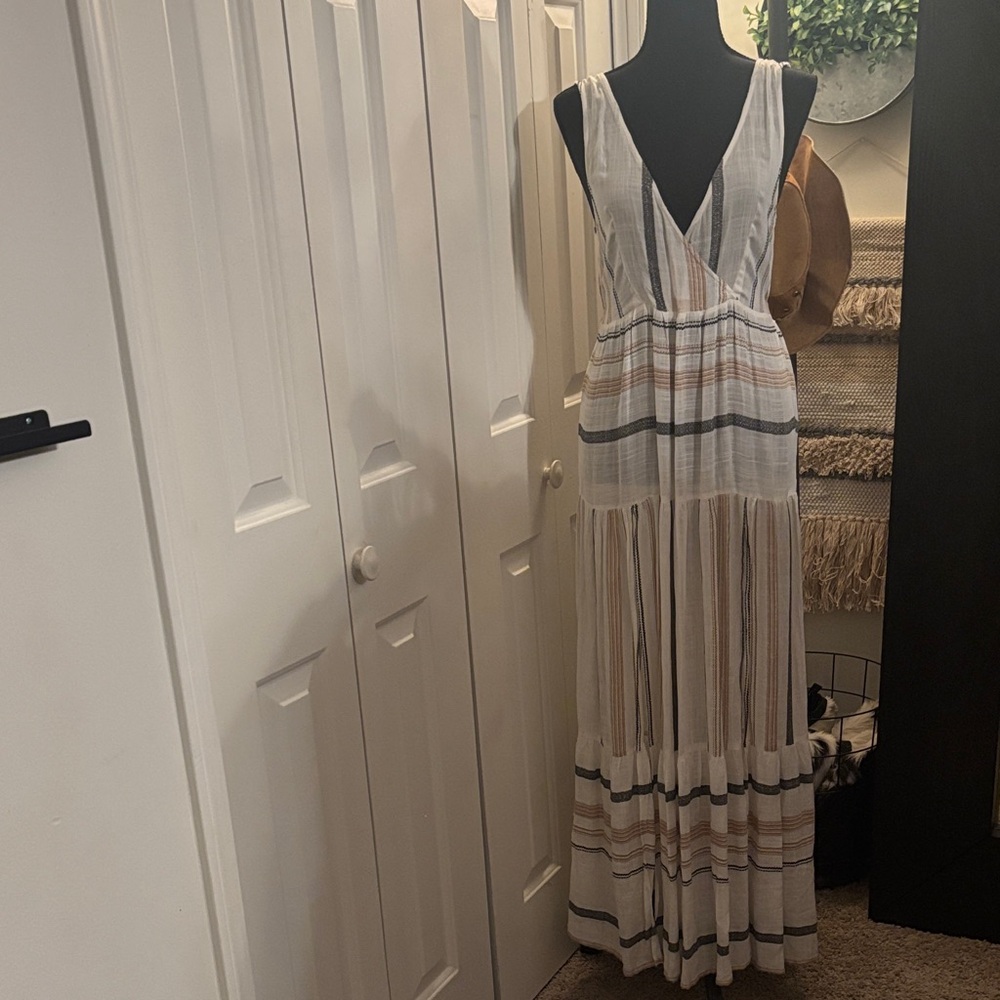 L*Space Multicolor Striped Maxi Dress